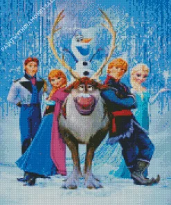 Frozen Disney Characters Diamond Painting