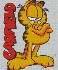 Garfield Character Diamond Painting