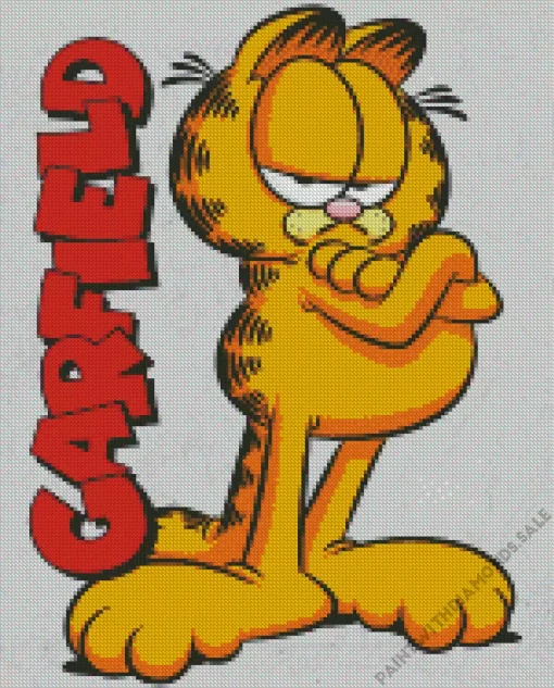 Garfield Character Diamond Painting