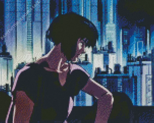 Ghost In The Shell Character Diamond Painting