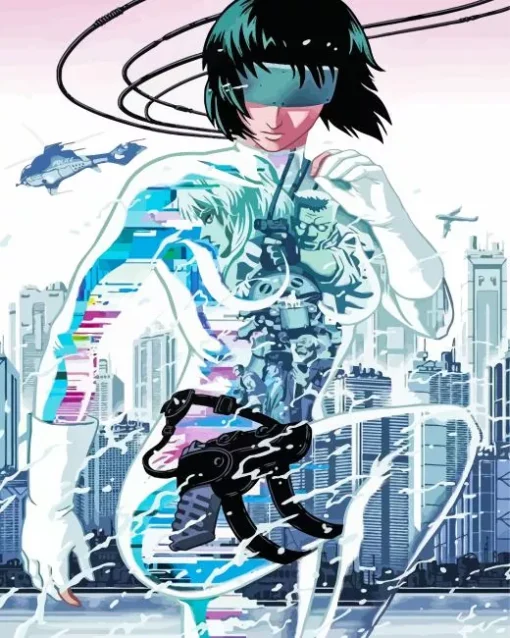 Ghost In The Shell Poster Diamond Painting