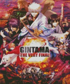 Gintama Anime Poster Diamond Painting