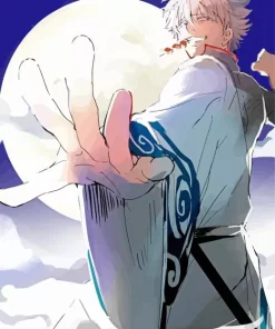 Gintoki Sakata Anime Character Diamond Painting