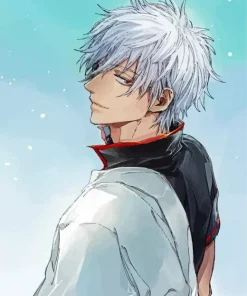 Gintoki Sakata Character Diamond Painting