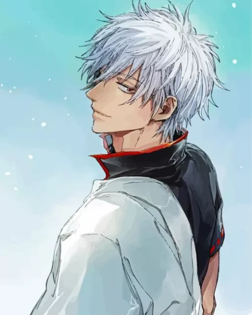 Gintoki Sakata Character Diamond Painting