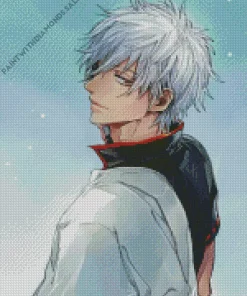 Gintoki Sakata Character Diamond Painting