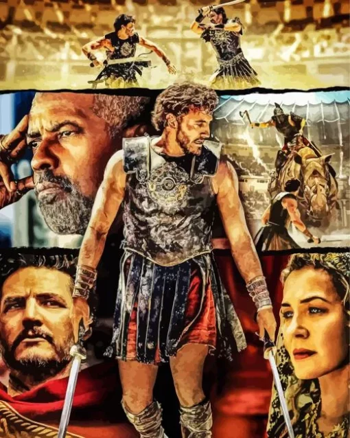 Gladiator Poster Diamond Painting