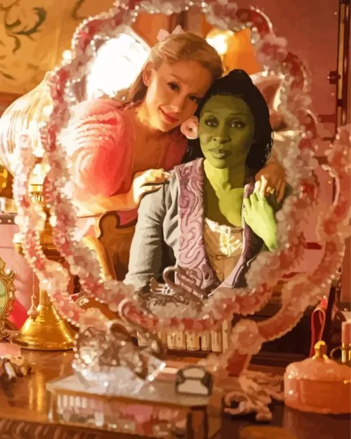 Glinda And Elphaba Diamond Painting