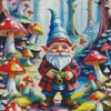 Gnome In Forest Diamond Dotz