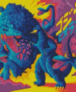 Godzilla Art Diamond Painting