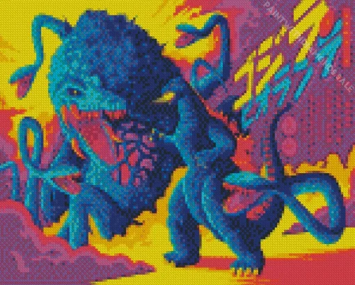 Godzilla Art Diamond Painting