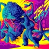 Godzilla Art Diamond Painting