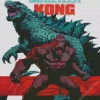 Godzilla VS King Kong Art Diamond Painting