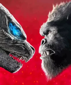 King Kong VS Godzilla Diamond Painting