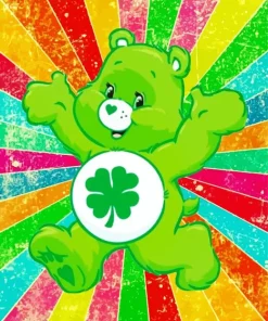 Good Luck Bear Care Bears Diamond By Numbers