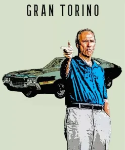 Gran Torino Movie Poster Diamond Painting