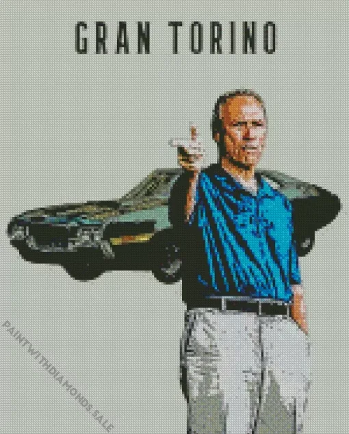 Gran Torino Movie Poster Diamond Painting