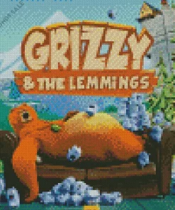 Grizzy Poster Diamond Painting