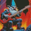 Guitarist Gnome Diamond With Numbers