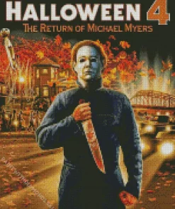 Halloween 4 The Return of Michael Myers Diamond With Numbers