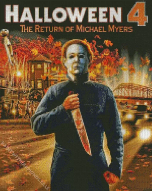 Halloween 4 The Return of Michael Myers Diamond With Numbers