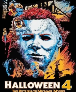 Halloween 4 The Return of Michael Myers Poster Diamond Paints