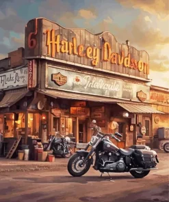 Harley davidson store Diamond Paints