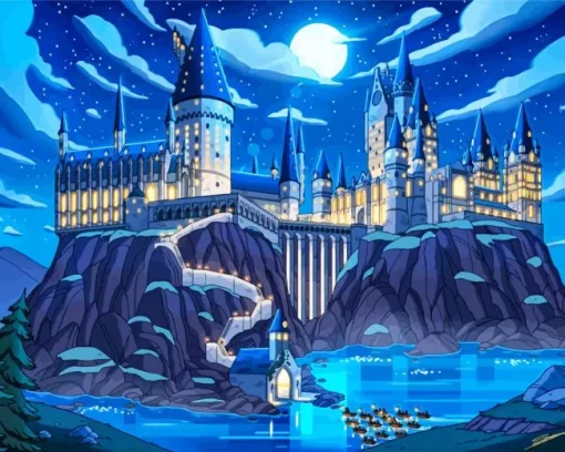 Harry Potter Hogwarts Castle Diamond Paintings