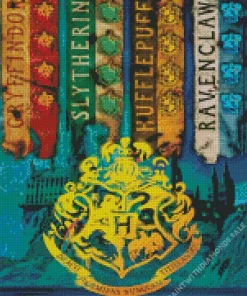 Harry Potter Hogwarts House Diamond Paints