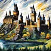 Harry potter hogwarts school Diamond Paintings