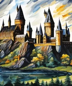 Harry potter hogwarts school Diamond Paintings