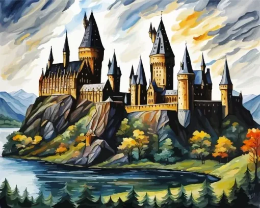 Harry potter hogwarts school Diamond Paintings