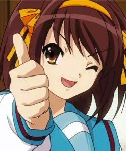 Haruhi Suzumiya Anime Character Diamond Painting