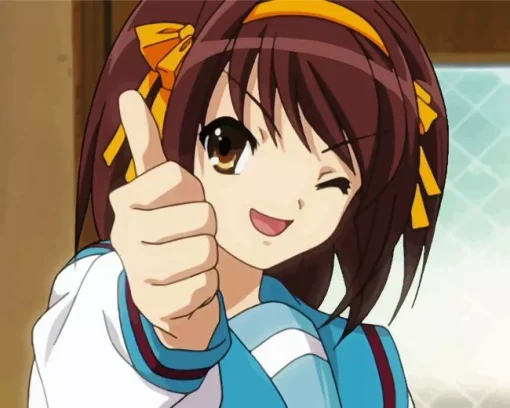 Haruhi Suzumiya Anime Character Diamond Painting