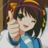 Haruhi Suzumiya Anime Character Diamond Painting