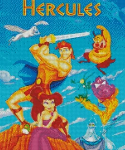 Hercules Animated Movie Diamond Painting