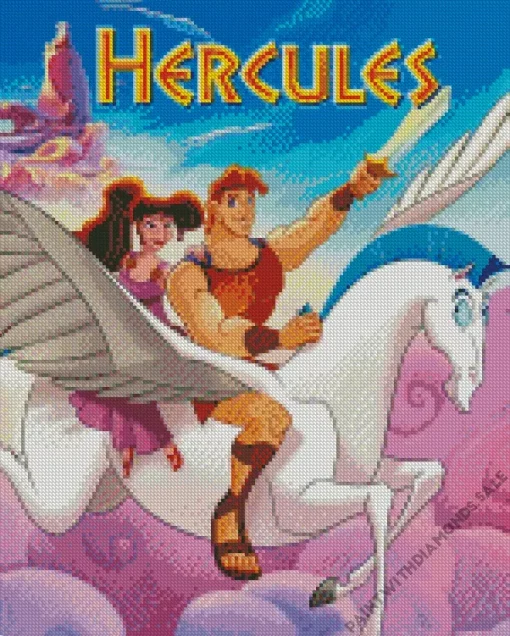 Hercules Disney Movie Diamond Painting