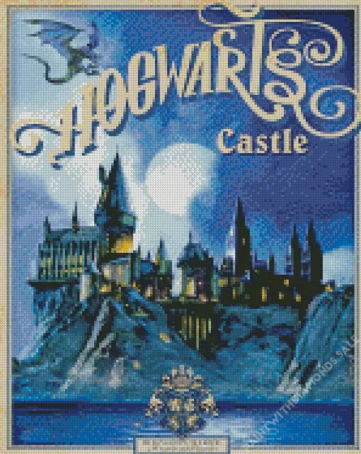 Hogwarts Castle Poster Diamond Paints