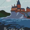 Hogwarts Illustration Poster Diamond Paints