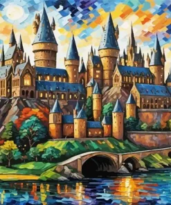 Hogwarts School Art Diamond Paintings