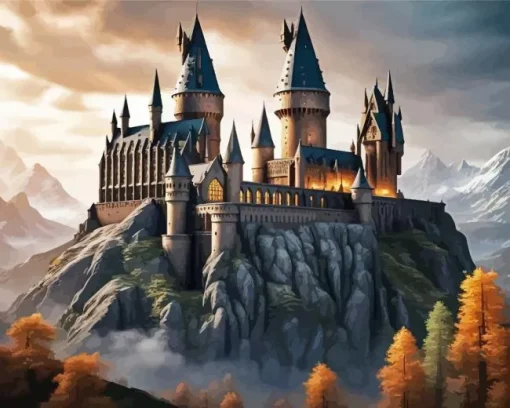 Hogwarts School of Witchcraft and Wizardry Diamond Paintings