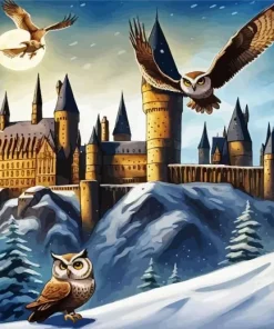 Hogwarts School of Witchcraft and Wizardry Harry Potter Diamond Paintings