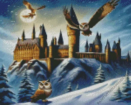 Hogwarts School of Witchcraft and Wizardry Harry Potter Diamond Paints