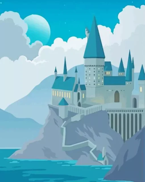 Hogwarts School of Witchcraft and Wizardry Poster Diamond Paintings