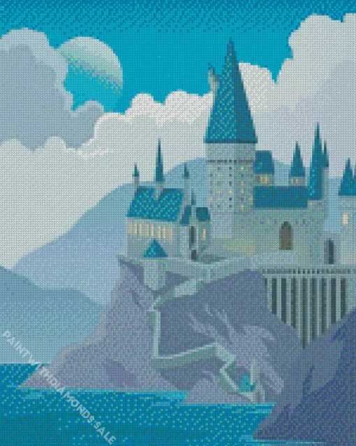 Hogwarts School of Witchcraft and Wizardry Poster Diamond Paints