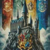 Hogwarts School of Witchcraft and Wizardry houses Diamond Paints