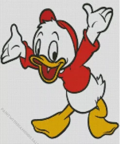 Huey Duck Quack Pack Diamond Painting