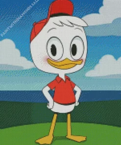 Huey Duck In Quack Pack Diamond Painting