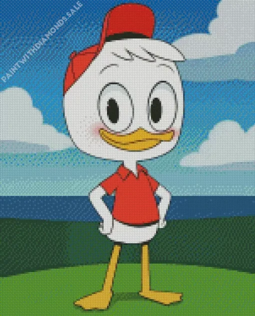 Huey Duck In Quack Pack Diamond Painting