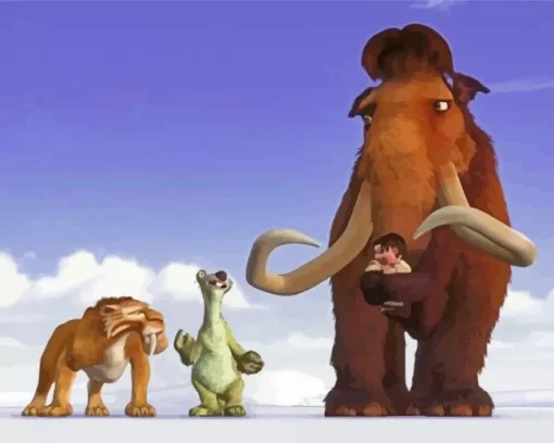 Ice Age Animated Movie Diamond Painting